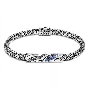 John Hardy Lahar Chain 5mm Station Bracelet